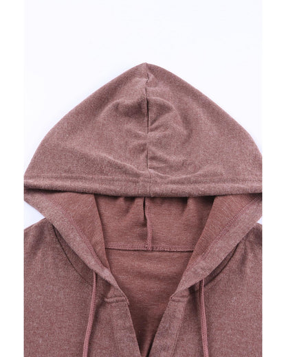 Azura Exchange High and Low Hem Hoodie - S