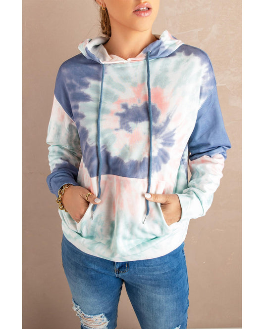 Azura Exchange Tie-Dye Print Pullover Hoodie - 2XL