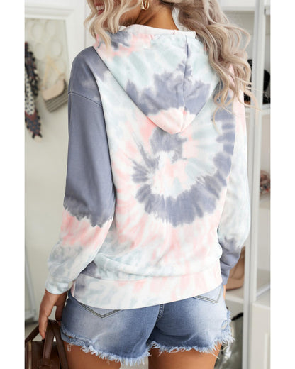 Azura Exchange Tie-Dye Print Pullover Hoodie - 2XL