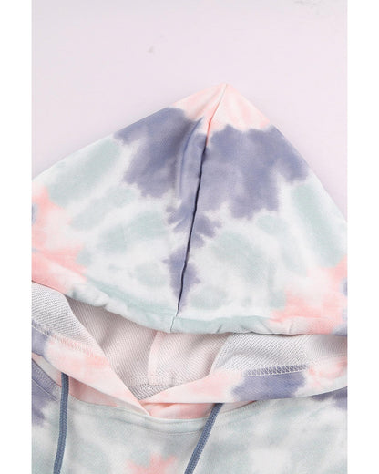Azura Exchange Tie-Dye Print Pullover Hoodie - S