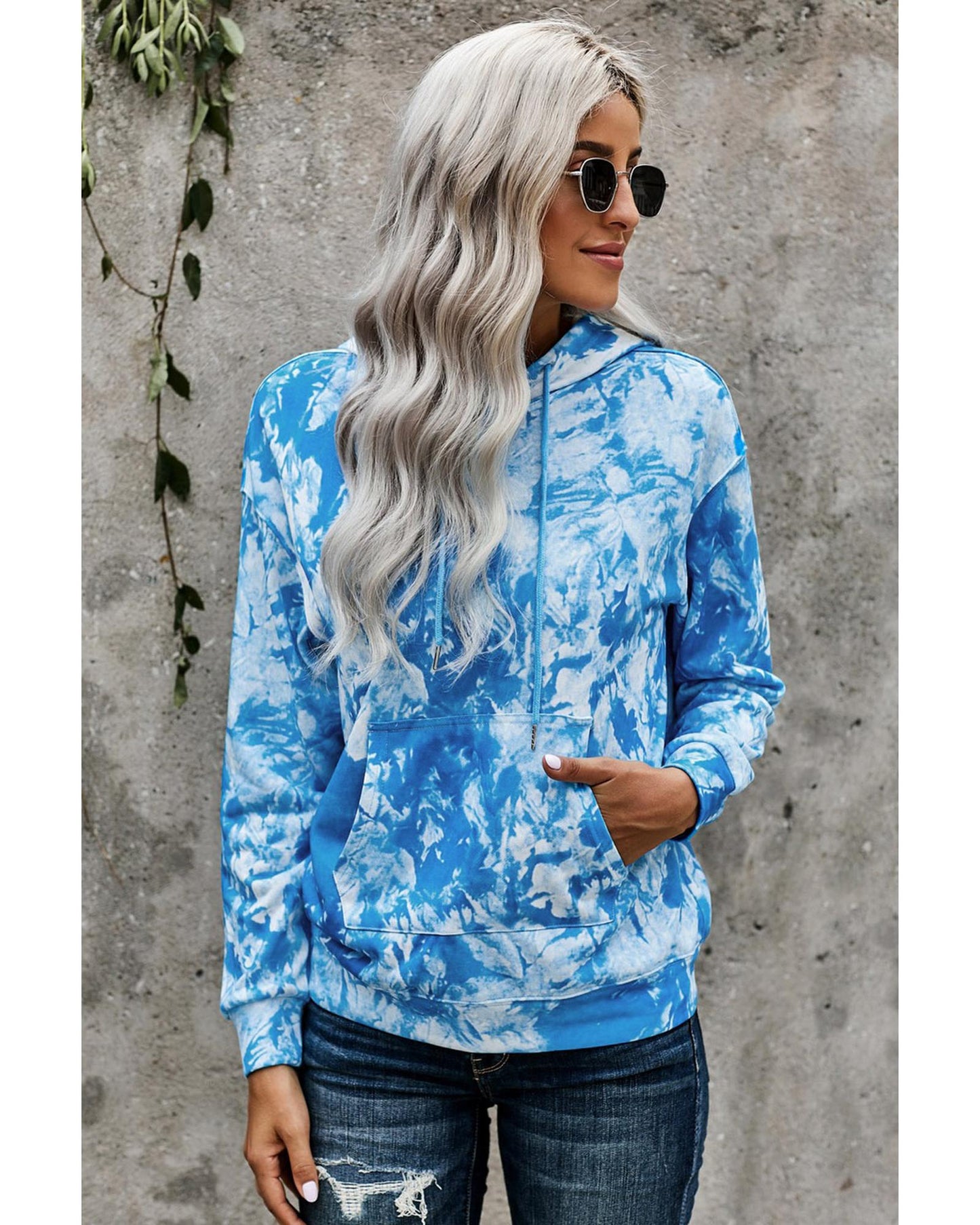 Azura Exchange Print Pullover Hoodie - L