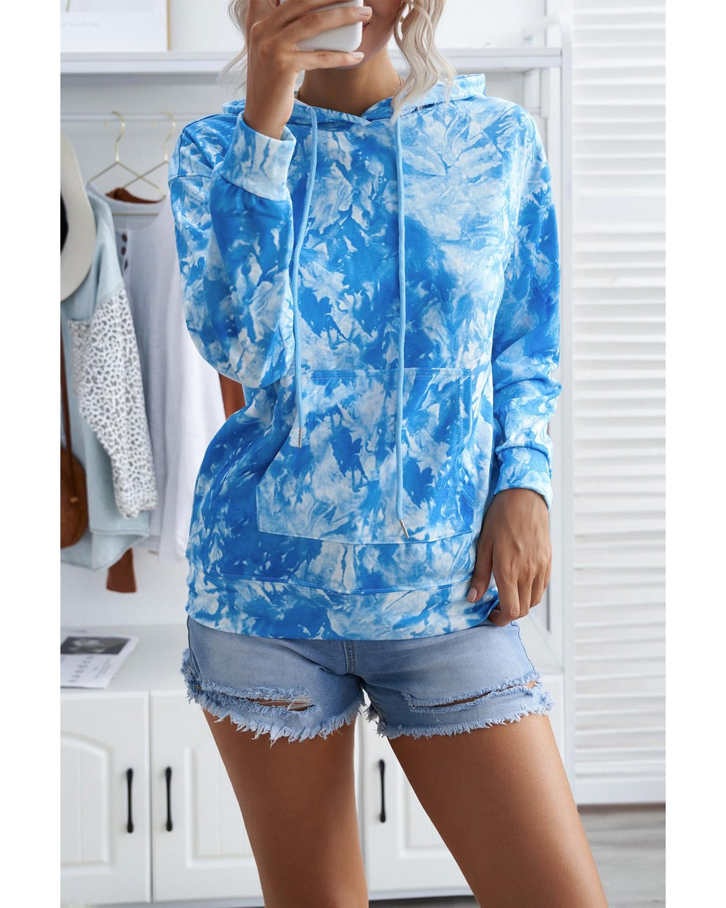 Azura Exchange Print Pullover Hoodie - L