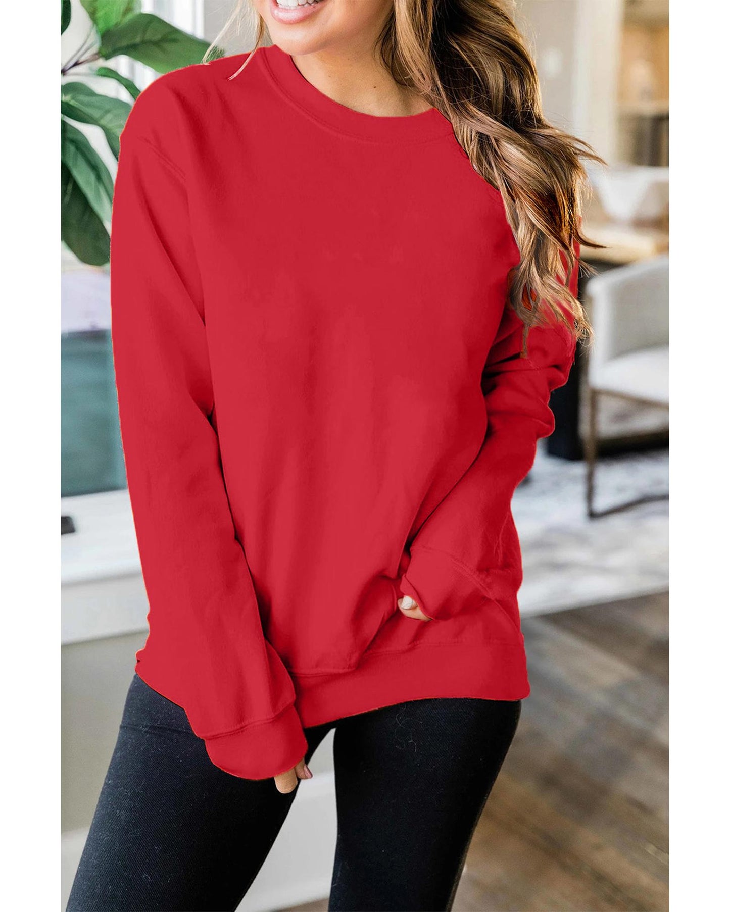 Azura Exchange Crew Neck Pullover Sweatshirt - L