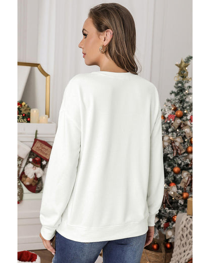 Azura Exchange Plain Crew Neck Pullover Sweatshirt - L