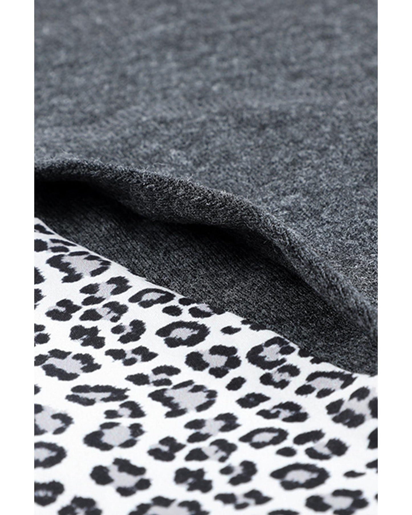 Azura Exchange Patchwork Leopard Pullover Hoodie - S