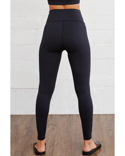 Azura Exchange Black Arched Waist Seamless Active Leggings - L