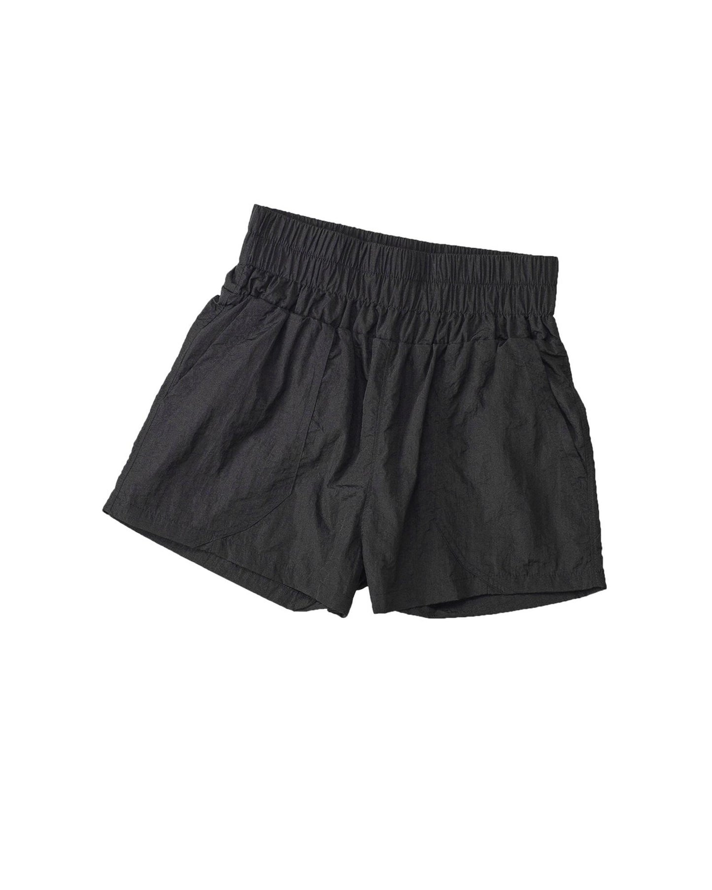 Azura Exchange Elastic High Waist Side Pockets Shorts - XL