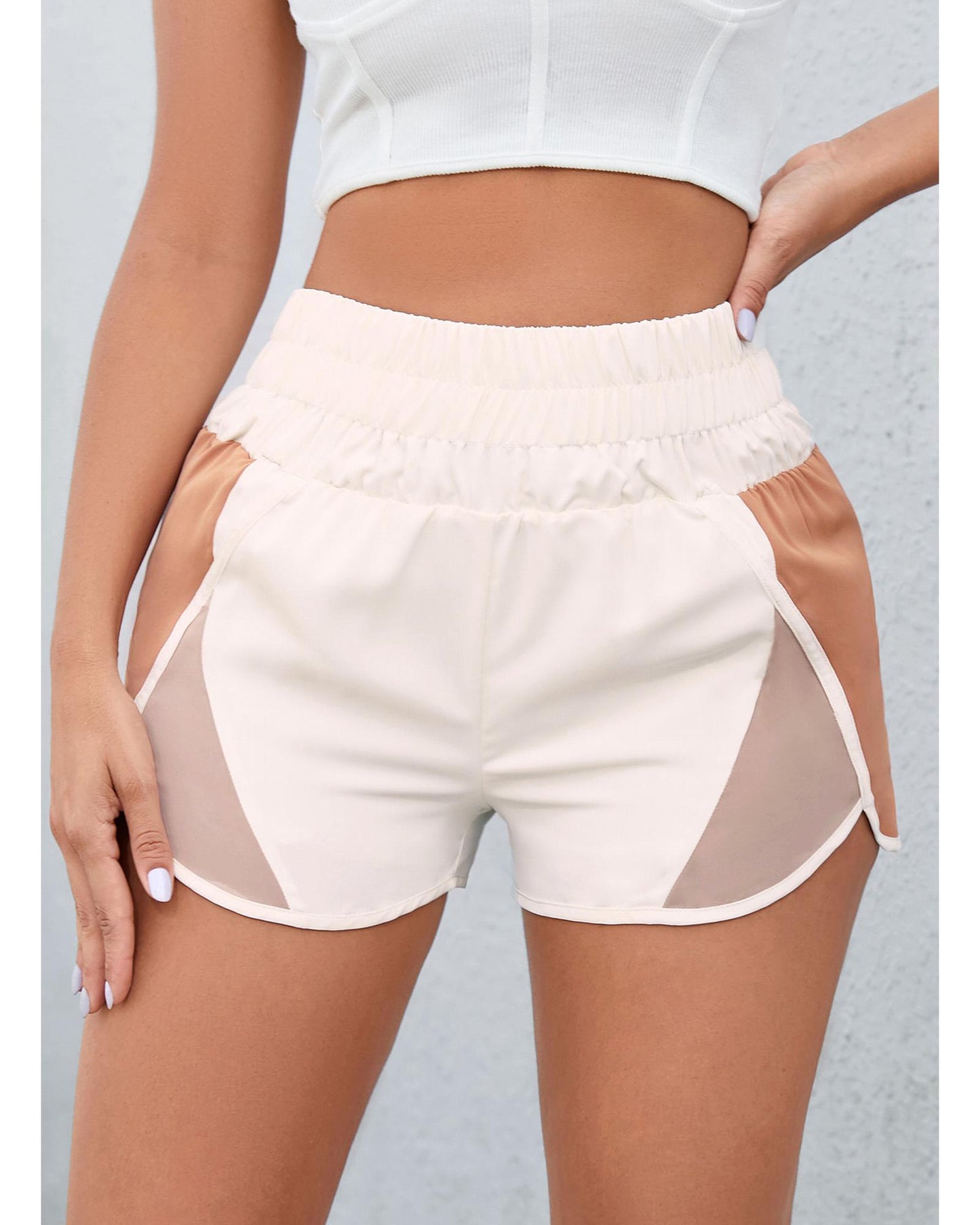 Azura Exchange Split High Waist Shorts - M