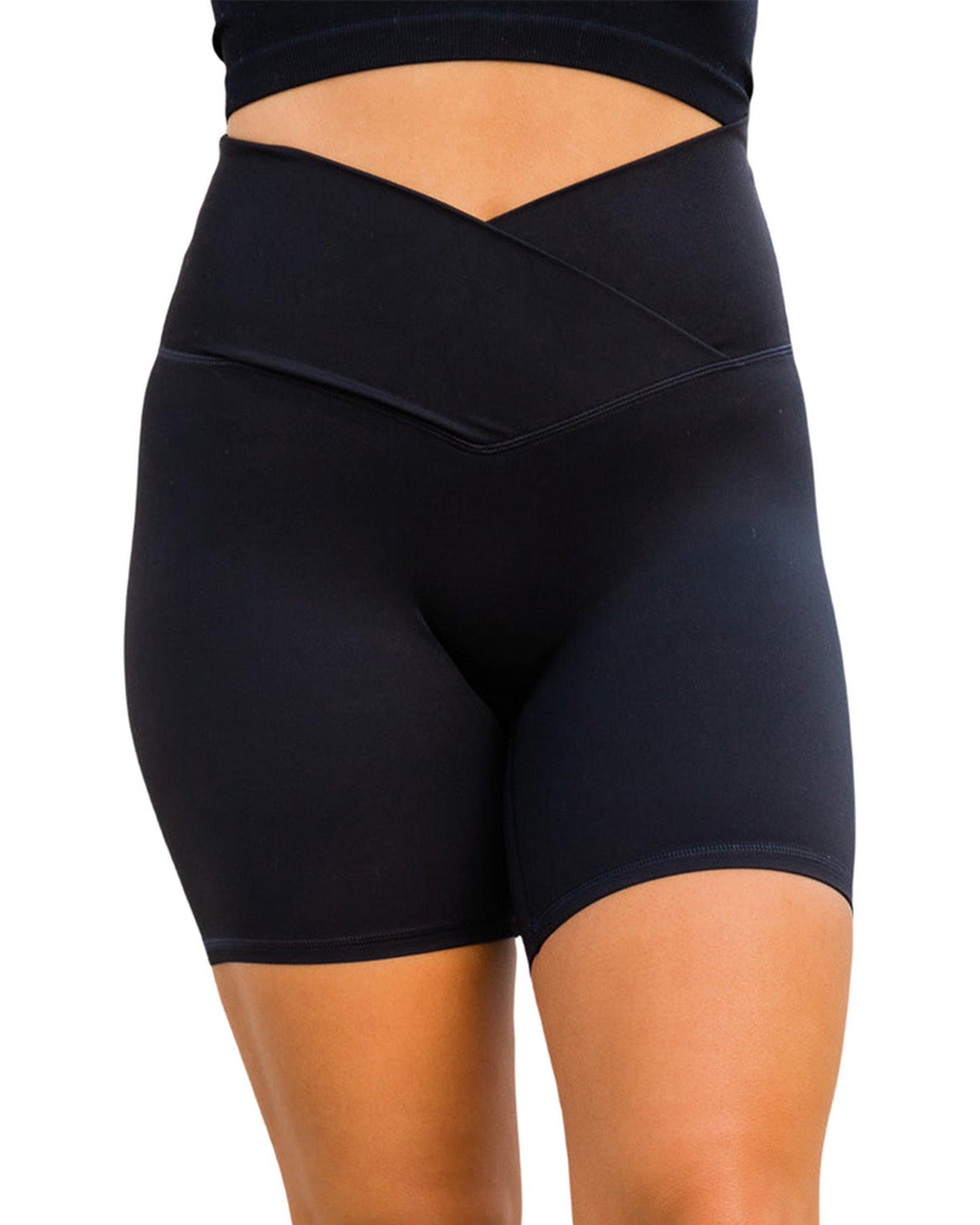 Azura Exchange V-Waistband Yoga Shorts - M