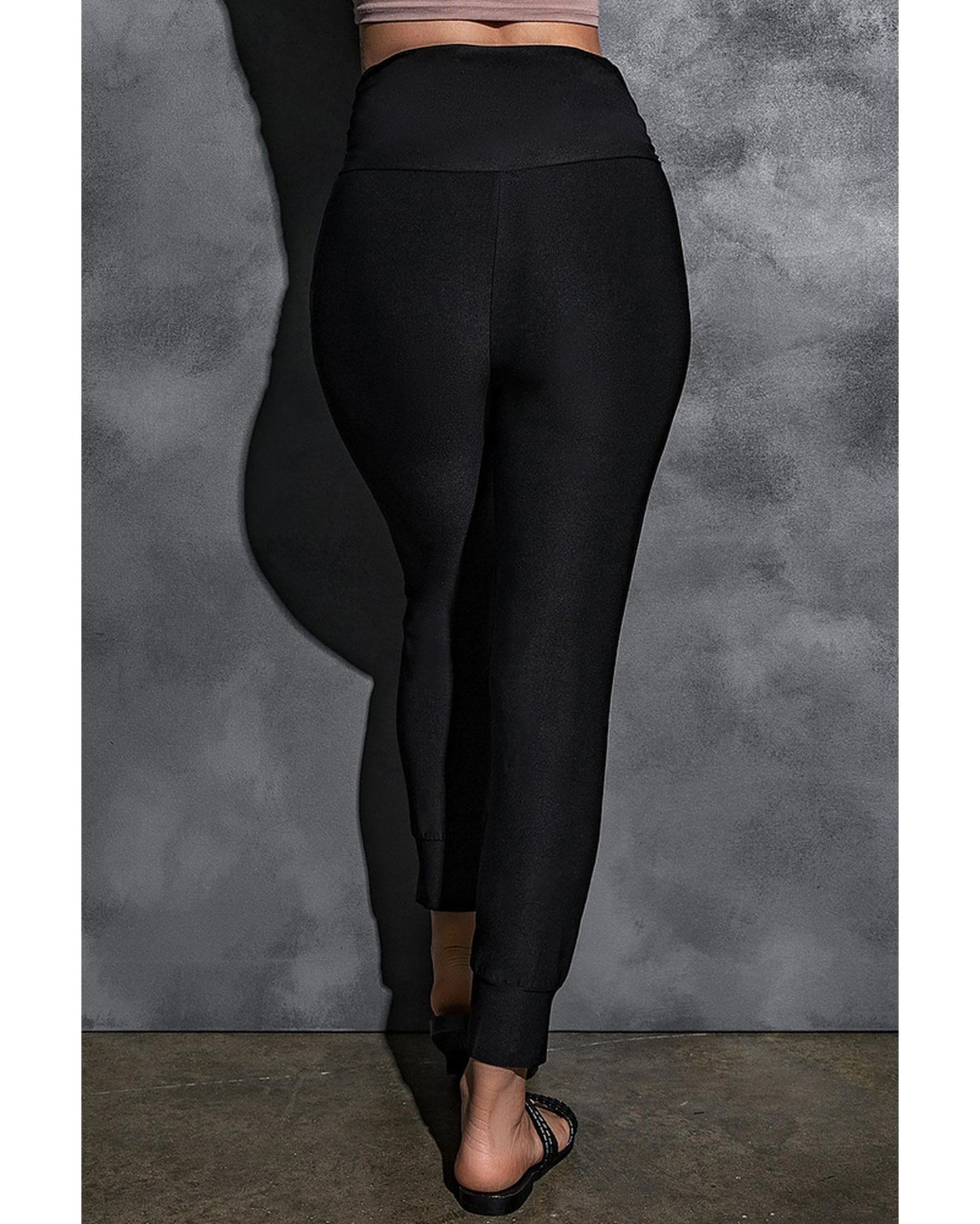 Azura Exchange Pleated Pocket Leggings - L