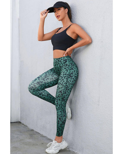 Azura Exchange Leopard Print Active Leggings - S