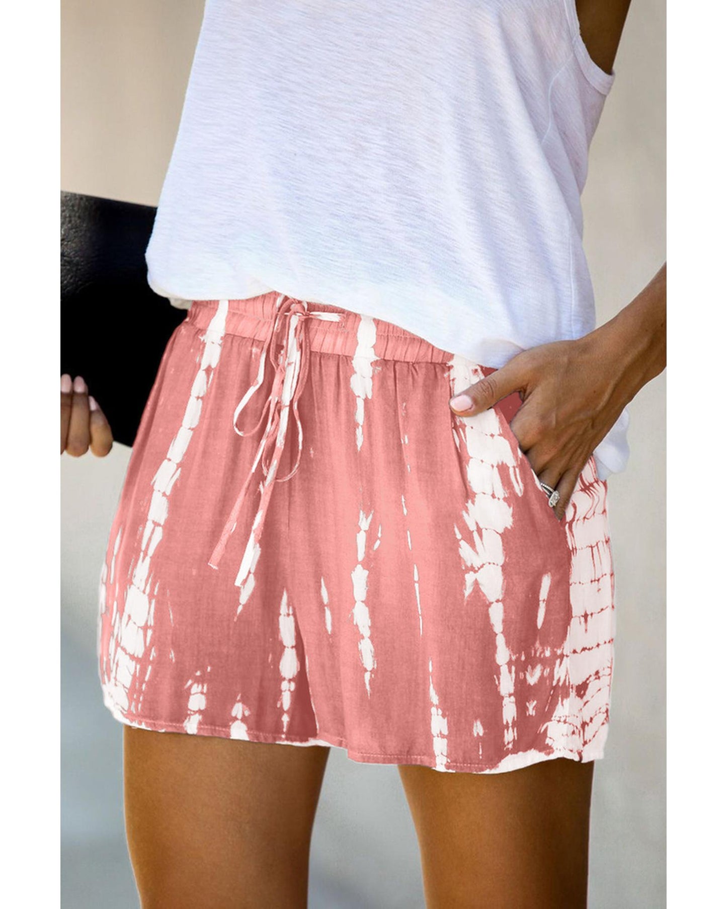 Azura Exchange Tie Dye Drawstring Shorts - S