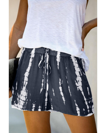 Azura Exchange Tie Dye Drawstring Shorts - S