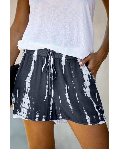 Azura Exchange Tie Dye Drawstring Shorts - S