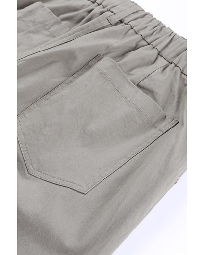 Azura Exchange Pocketed Twill Jogger Pants - L