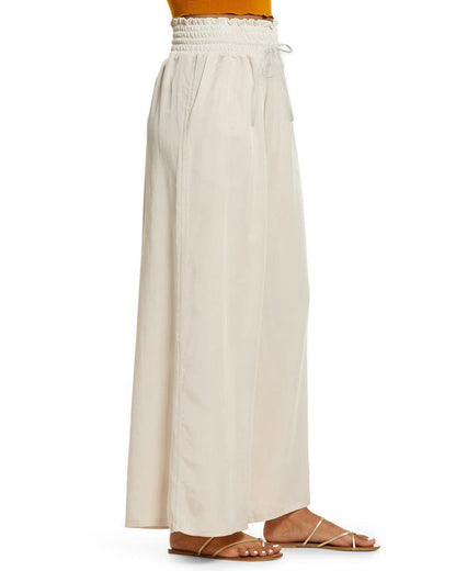 Azura Exchange Smocked High Waist Wide Leg Pants - S