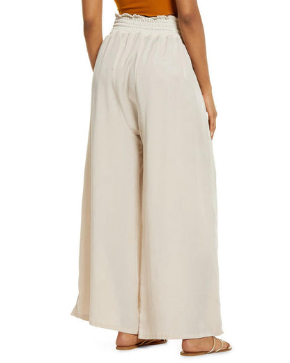 Azura Exchange Smocked High Waist Wide Leg Pants - XL