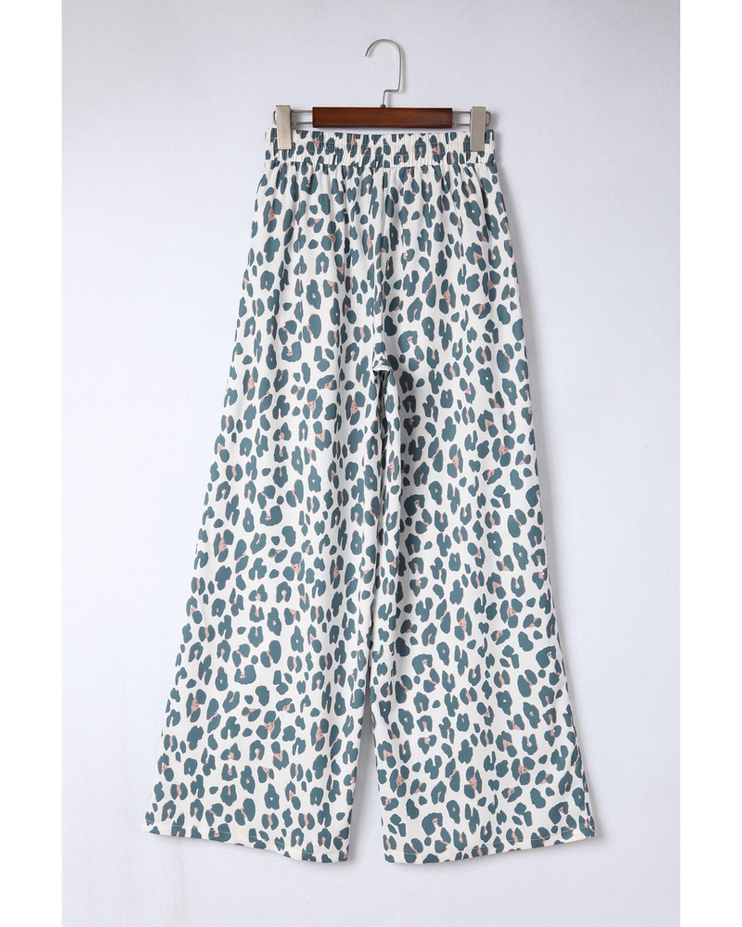 Azura Exchange Leopard Print Wide Leg Pants - S