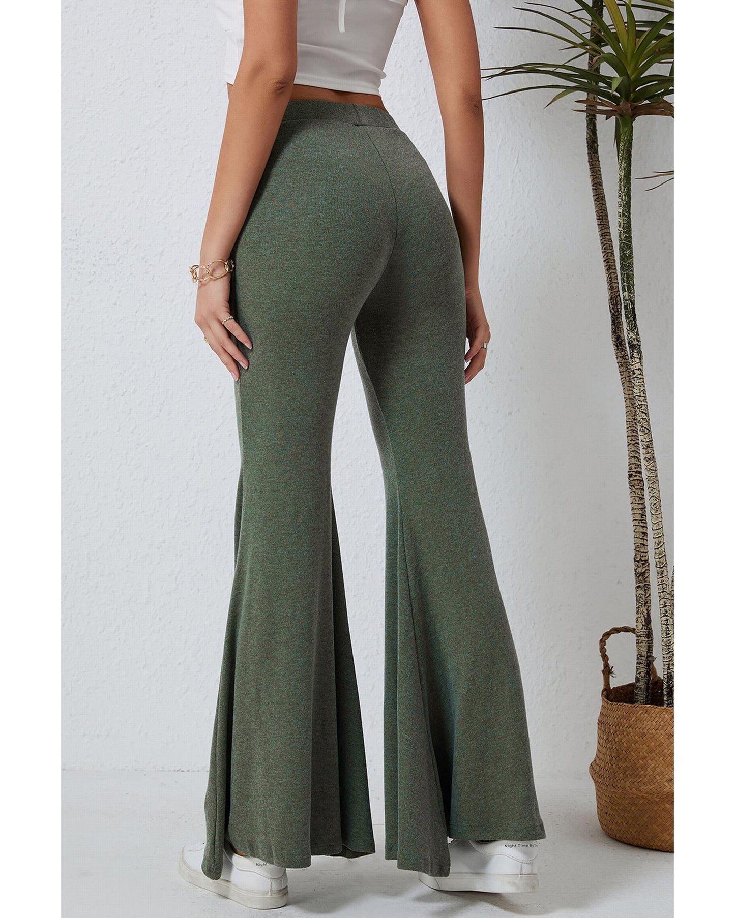 Azura Exchange High Waist Fit and Flare Pants - XL