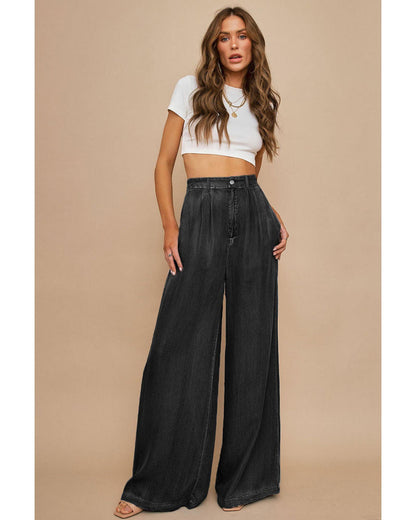 Azura Exchange Wide Leg Soft Denim Pants - 14 US