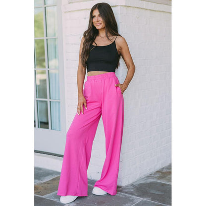 Azura Exchange Pocketed Wide Leg Pants - L