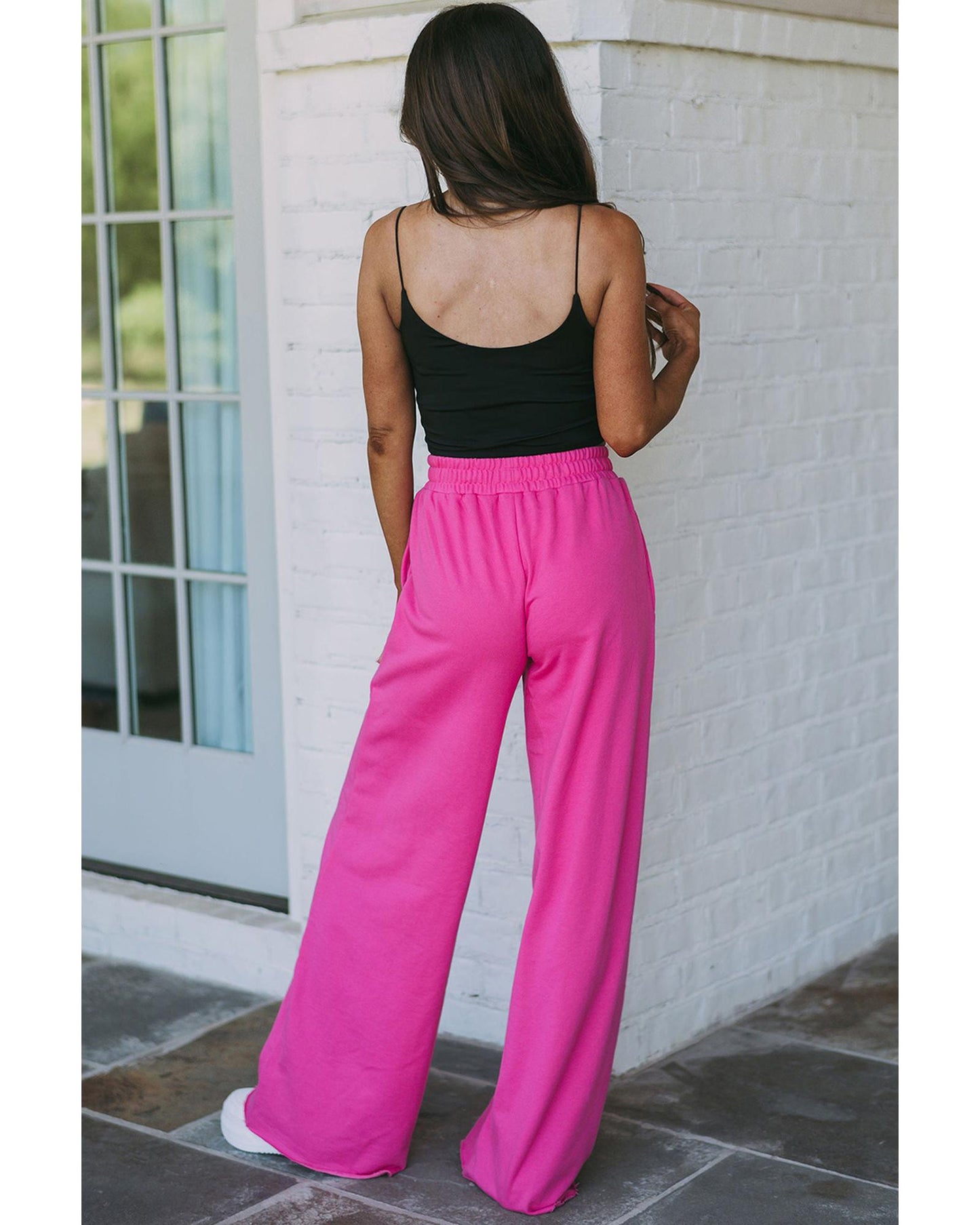 Azura Exchange Pocketed Wide Leg Pants - L