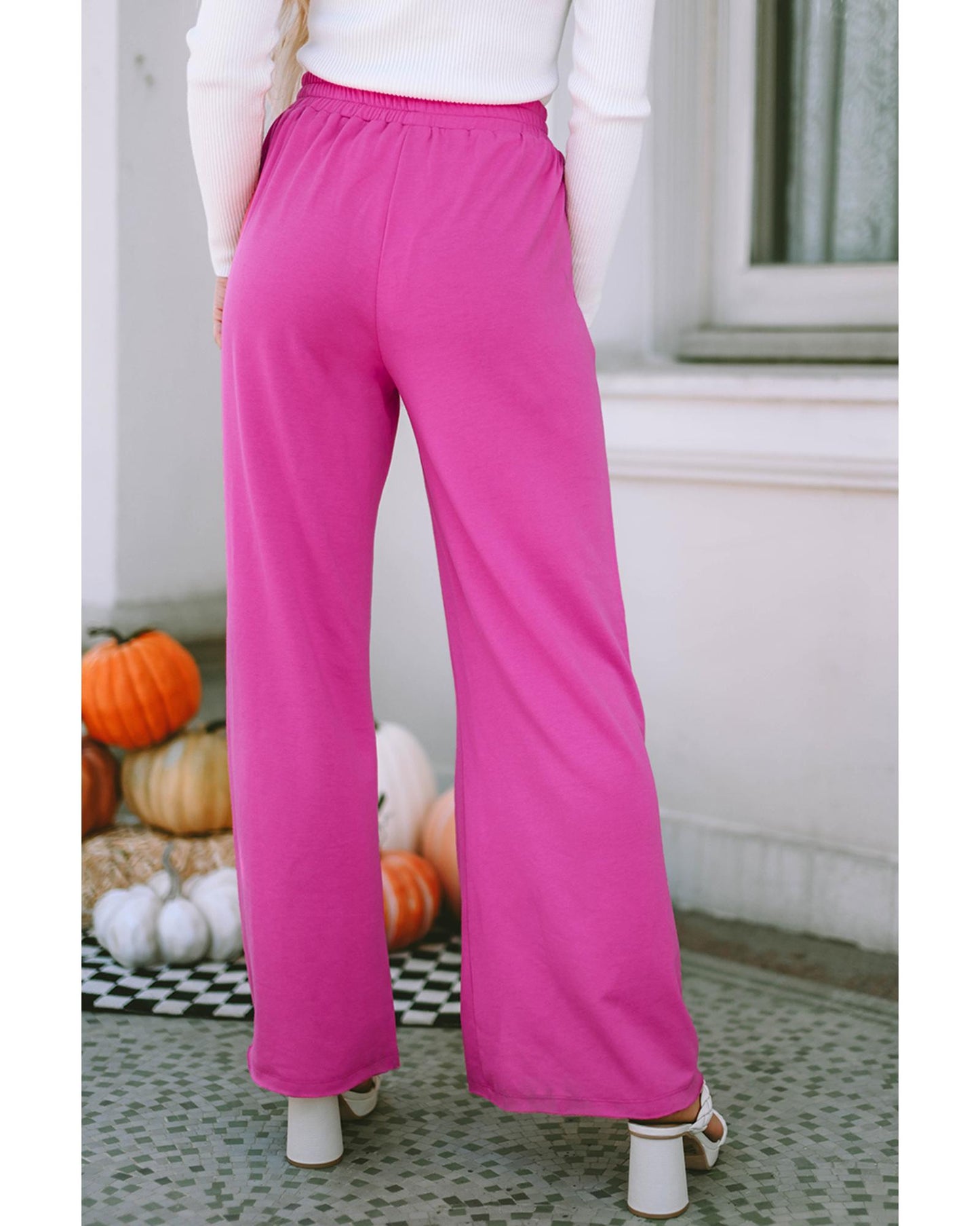 Azura Exchange Pocketed Wide Leg Pants - M