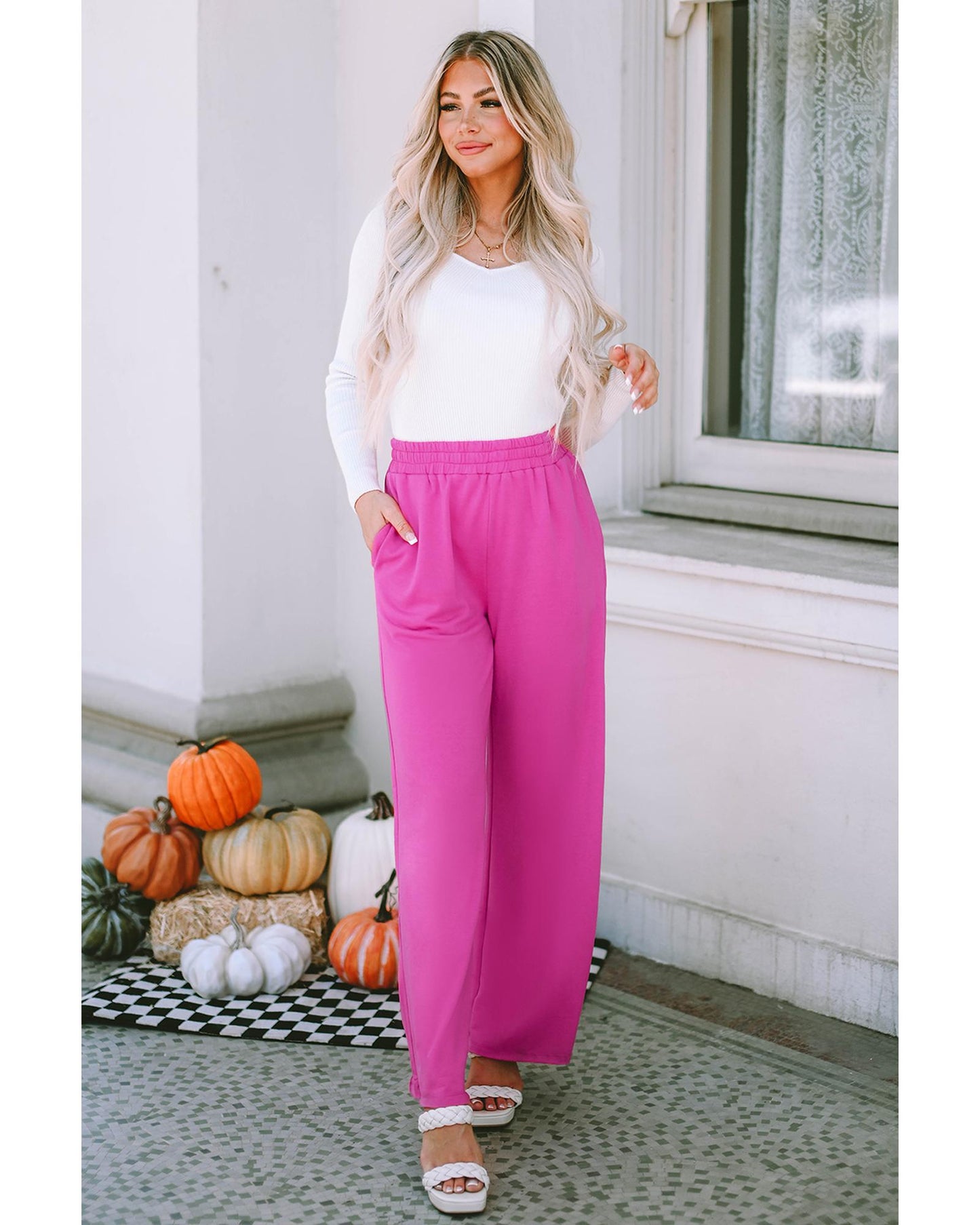 Azura Exchange Pocketed Wide Leg Pants - XL