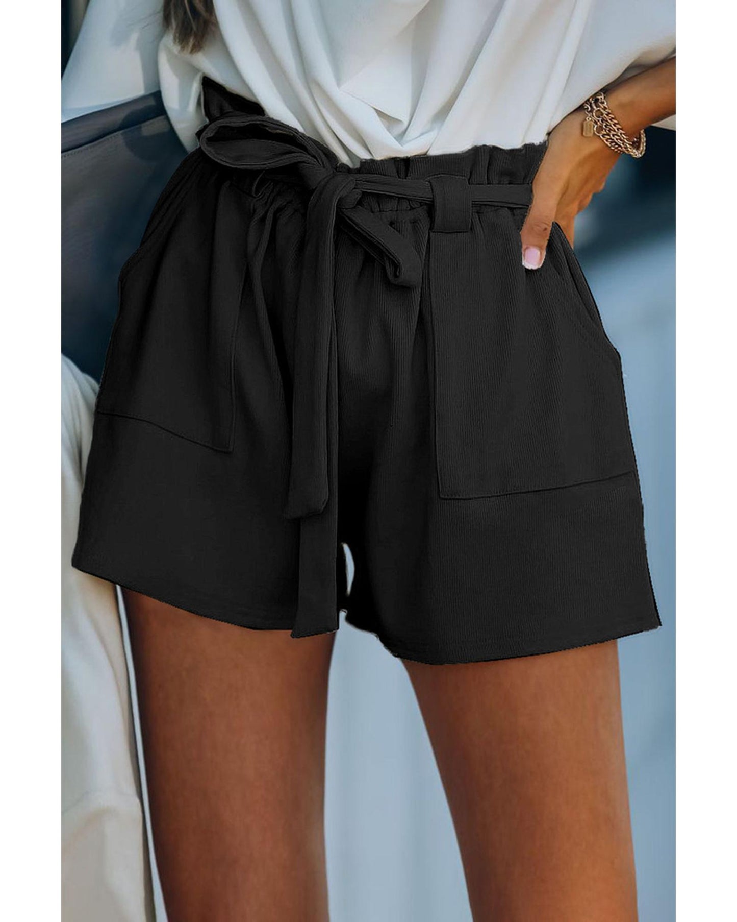 Azura Exchange Pocketed Knit Shorts - M