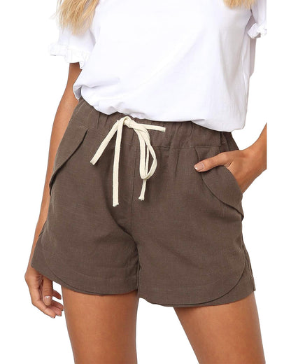 Azura Exchange Faylin Khaki Shorts - M