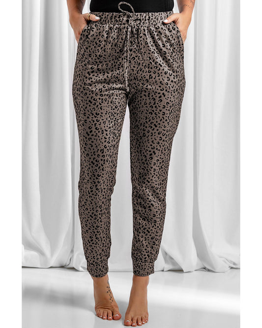 Azura Exchange Leopard Print Joggers - XL