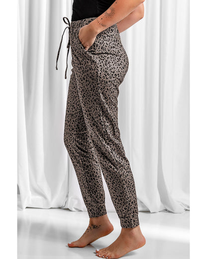 Azura Exchange Leopard Print Joggers - XL