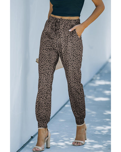 Azura Exchange Leopard Print Joggers - XL