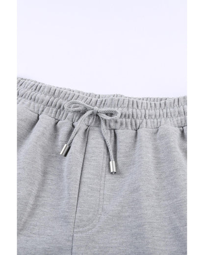 Azura Exchange Tie Waist Cuffed Lounge Shorts - S