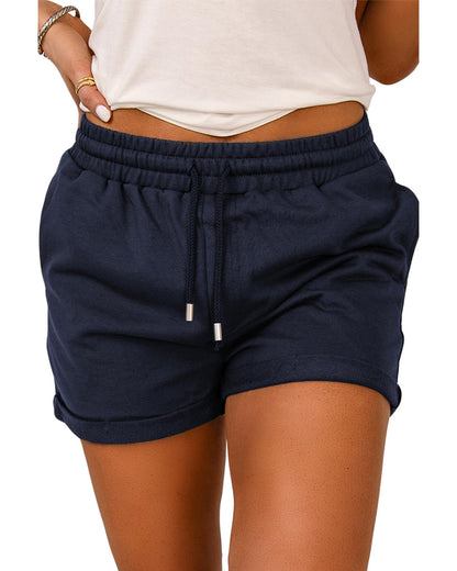 Azura Exchange Tie Waist Lounge Shorts - M