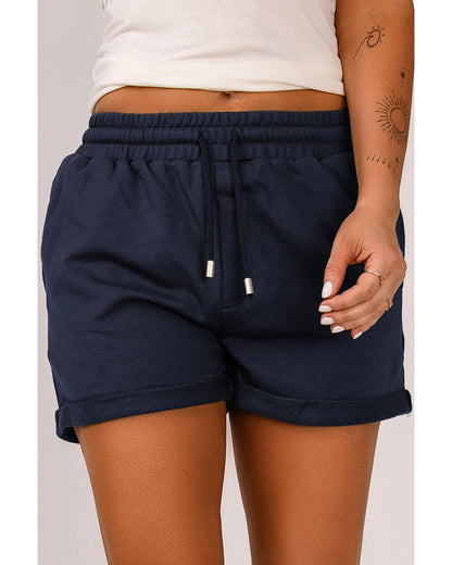 Azura Exchange Tie Waist Lounge Shorts - S