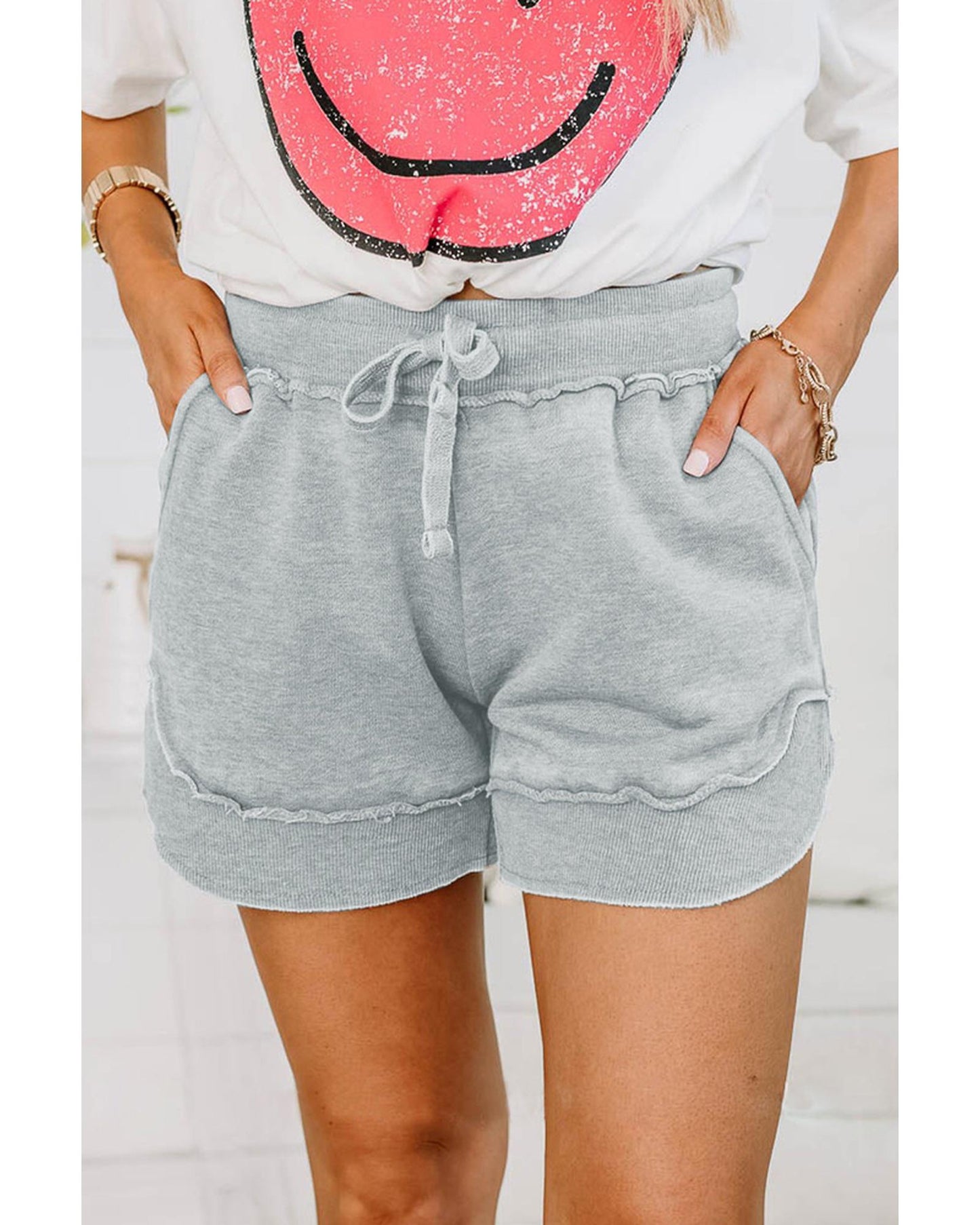 Azura Exchange Knit Casual Shorts - S