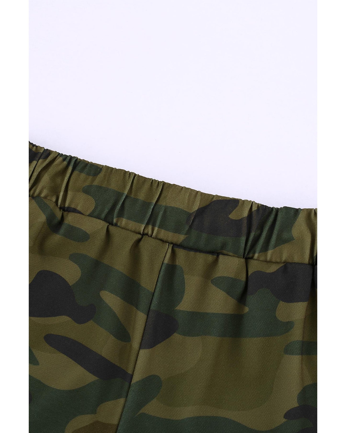 Azura Exchange Drawstring Camouflage Shorts - L