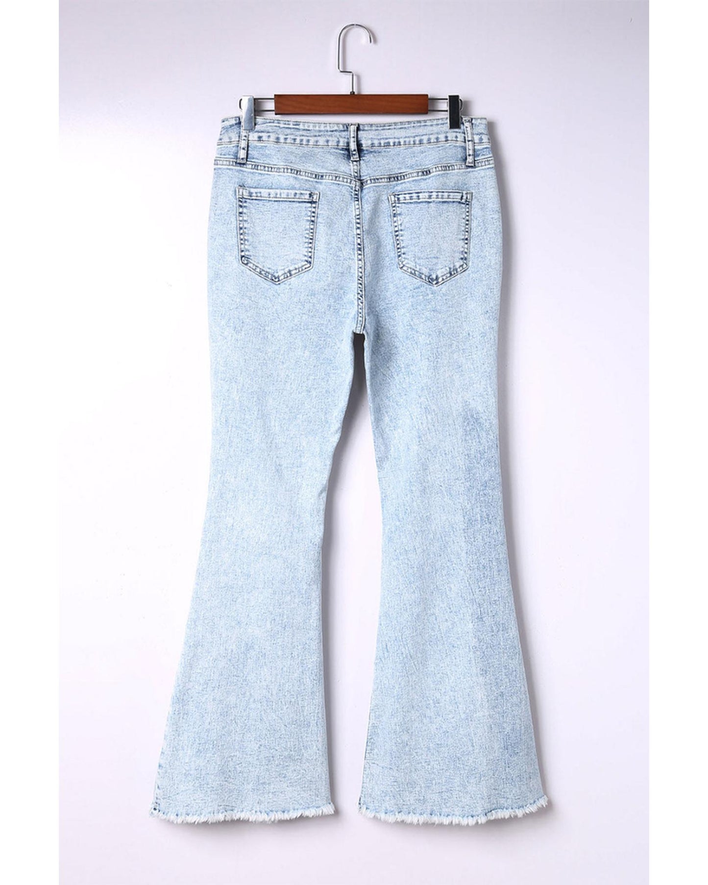 Azura Exchange Acid Wash Flare Jeans - 12 US