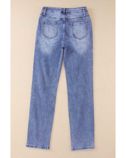 Azura Exchange Destroyed Boyfriend Jeans - 10 US