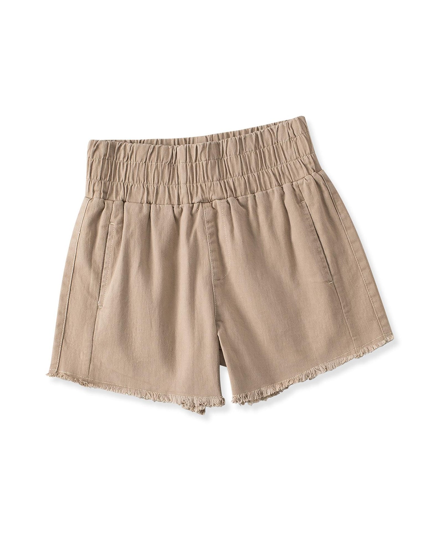 Azura Exchange Smocked Elastic High Waist Shorts - 12 US