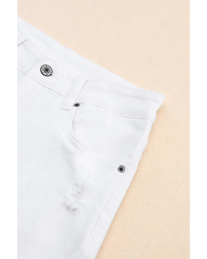 Azura Exchange High Waist Distressed Skinny Jeans - 8 US