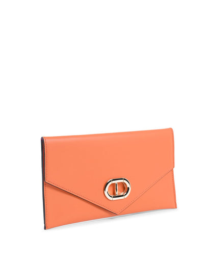 Italian Leather Envelope Clutch - One Size