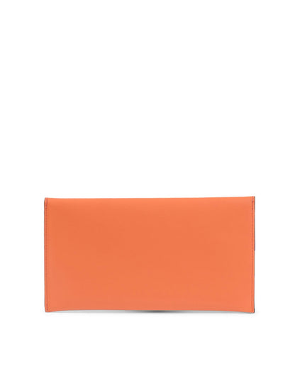 Italian Leather Envelope Clutch - One Size