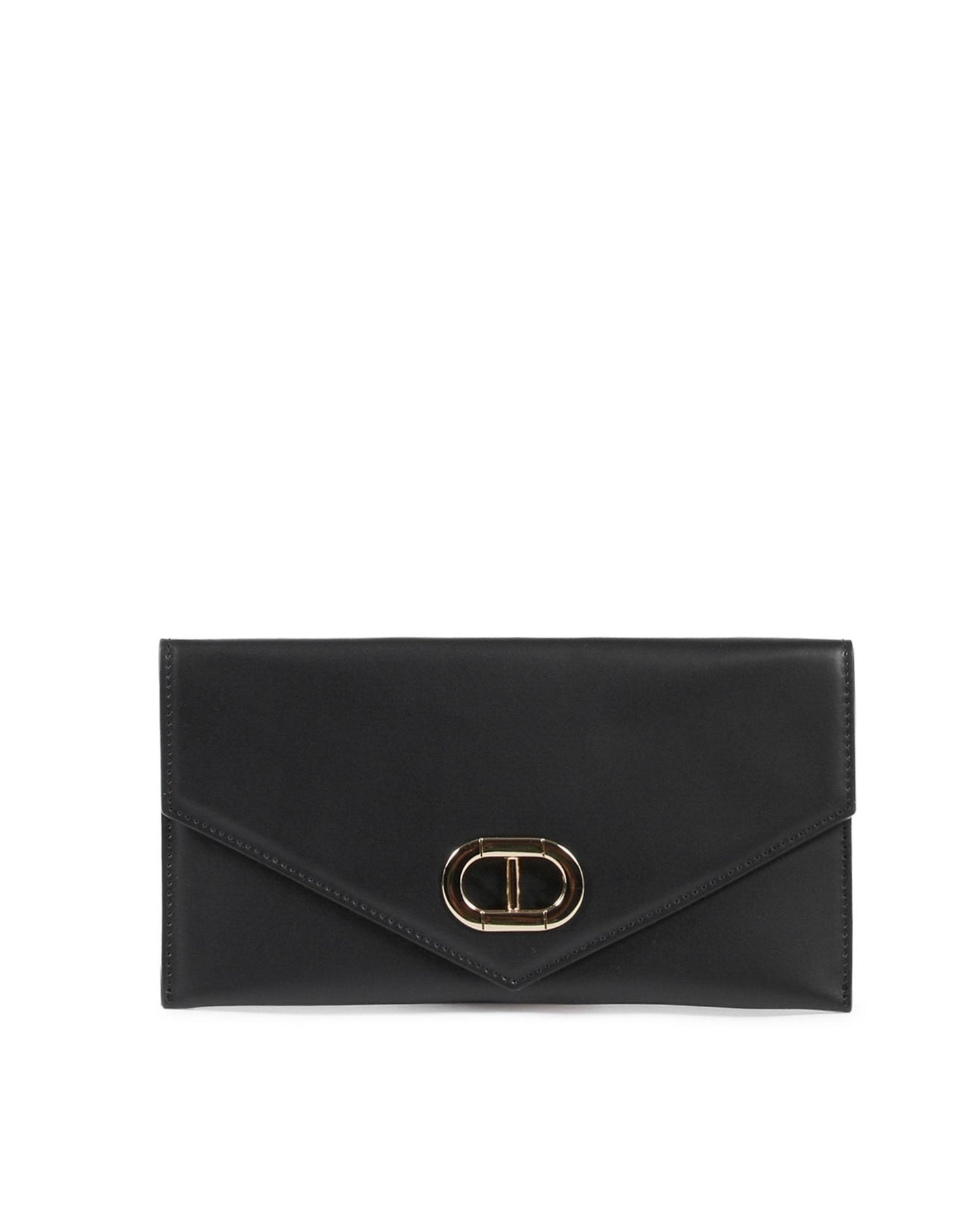 Leather Envelope Clutch - One Size