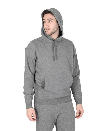 Hugo Boss Men's Cotton Blend Grey Sweatshirt in Grey - S