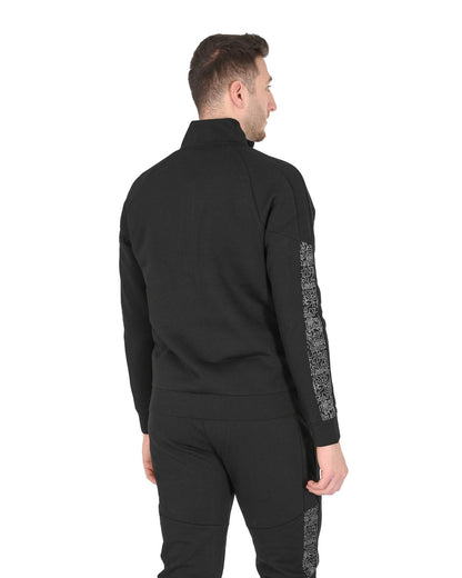 Hugo Boss Men's Black Sweatshirt with Stretch Fabric in Black - S
