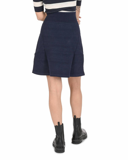 Hugo Boss Women's Viscose-Polyester Skirt in Blue - M