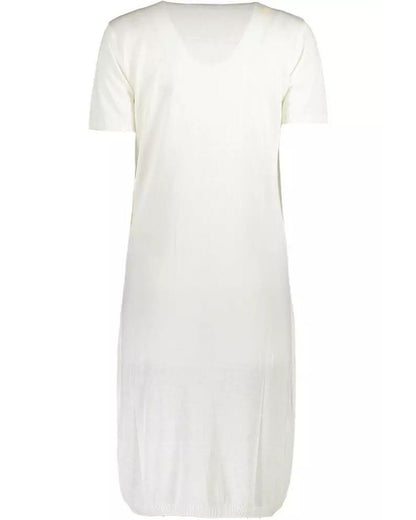 Cavalli Class Women's White Viscose Dress - M