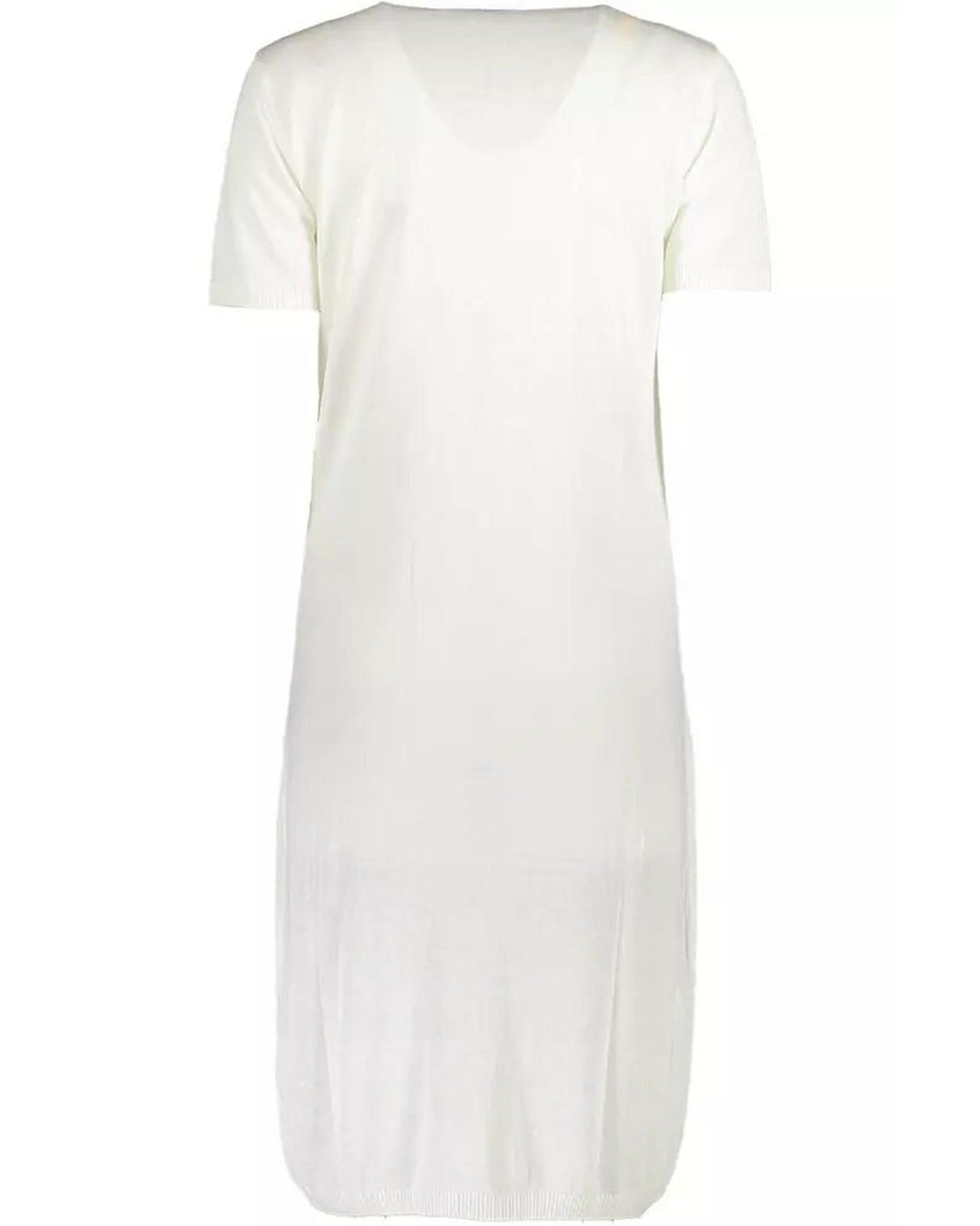 Cavalli Class Women's White Viscose Dress - S